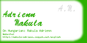 adrienn makula business card